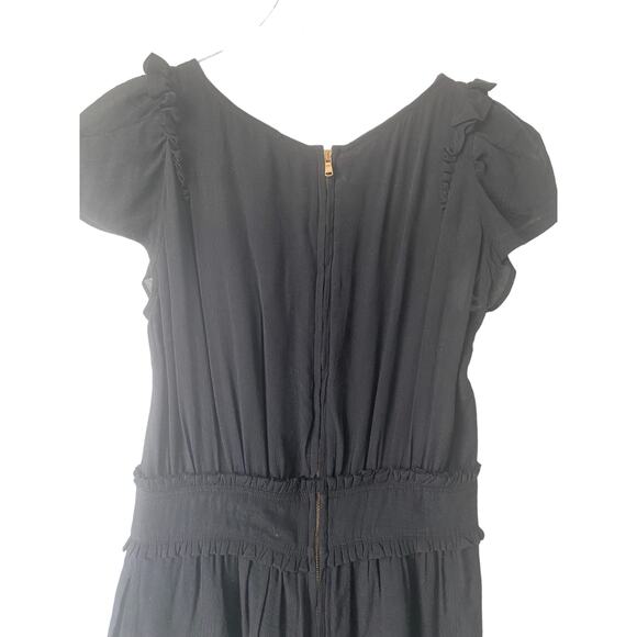 SANDRO BLACK CORSET ROMPER PLAYSUIT SIZE 2 - Picture 7 of 7